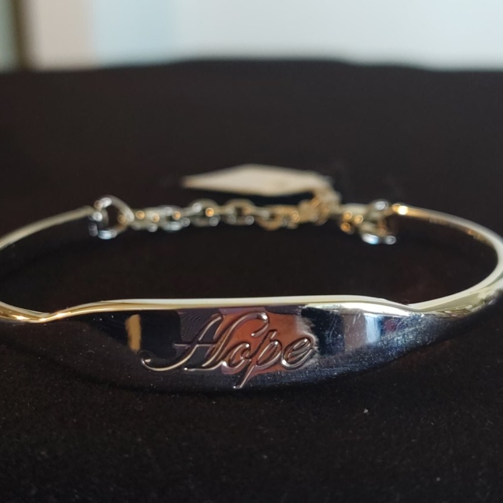 NWT Lia Sophia Hope Silver Bracelet